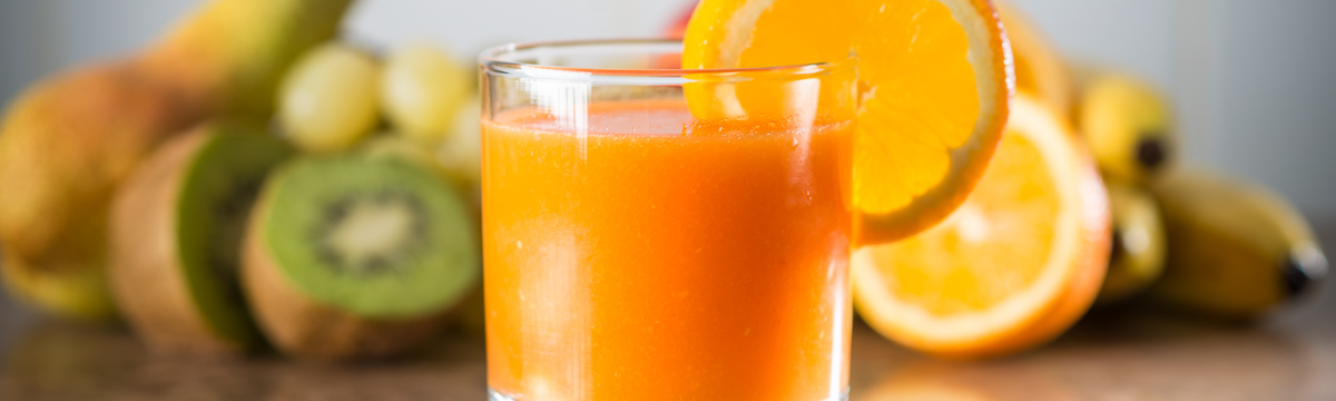 Apple-carrot-peach juice