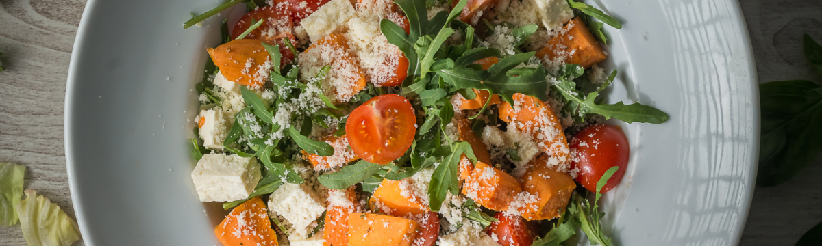 Sweet potatoes and Feta cheese Salad