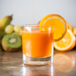 Apple-carrot-peach juice
