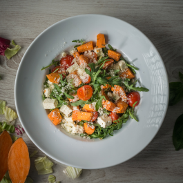 Sweet potatoes and Feta cheese Salad